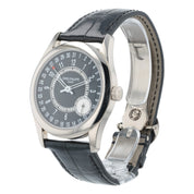 Patek Philipe Calatrava Black Dial 18k White Gold 39mm Auto Men’s Watch 6006G