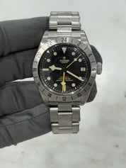 2022 Tudor Black Bay Pro Stainless Steel GMT Men's Black Dial Watch 79470