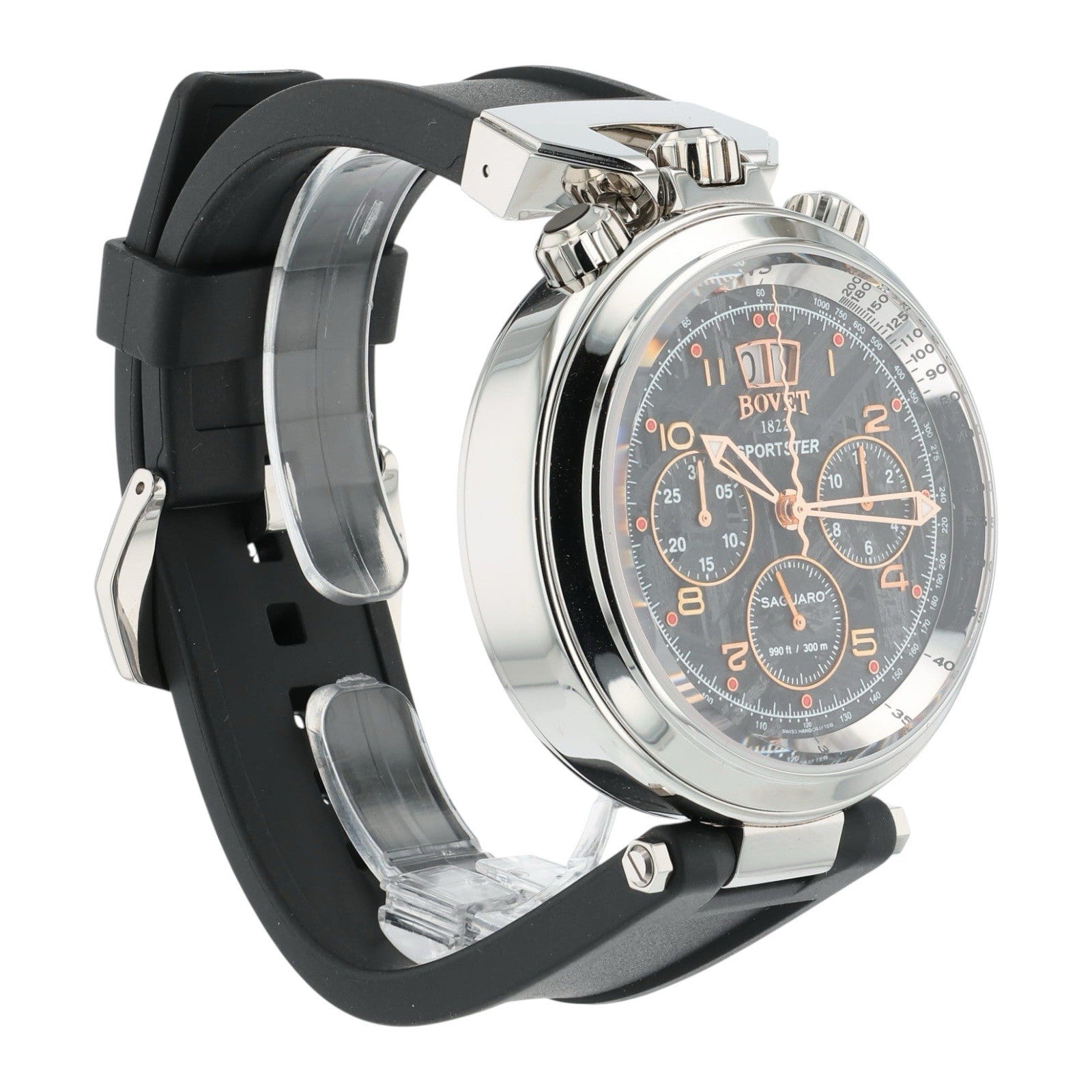 NEW 2025 Bovet Sportster Saguaro Steel Meteorite Dial 46mm Men's Watch SP0485