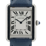 Cartier Tank Solo Silver Dial Stainless Steel 31x24mm Quartz Women’s WSTA0030