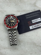 2023 Tudor Black Bay Men's Red Bezel Black Dial 41mm Automatic Watch 7941A1A0RU