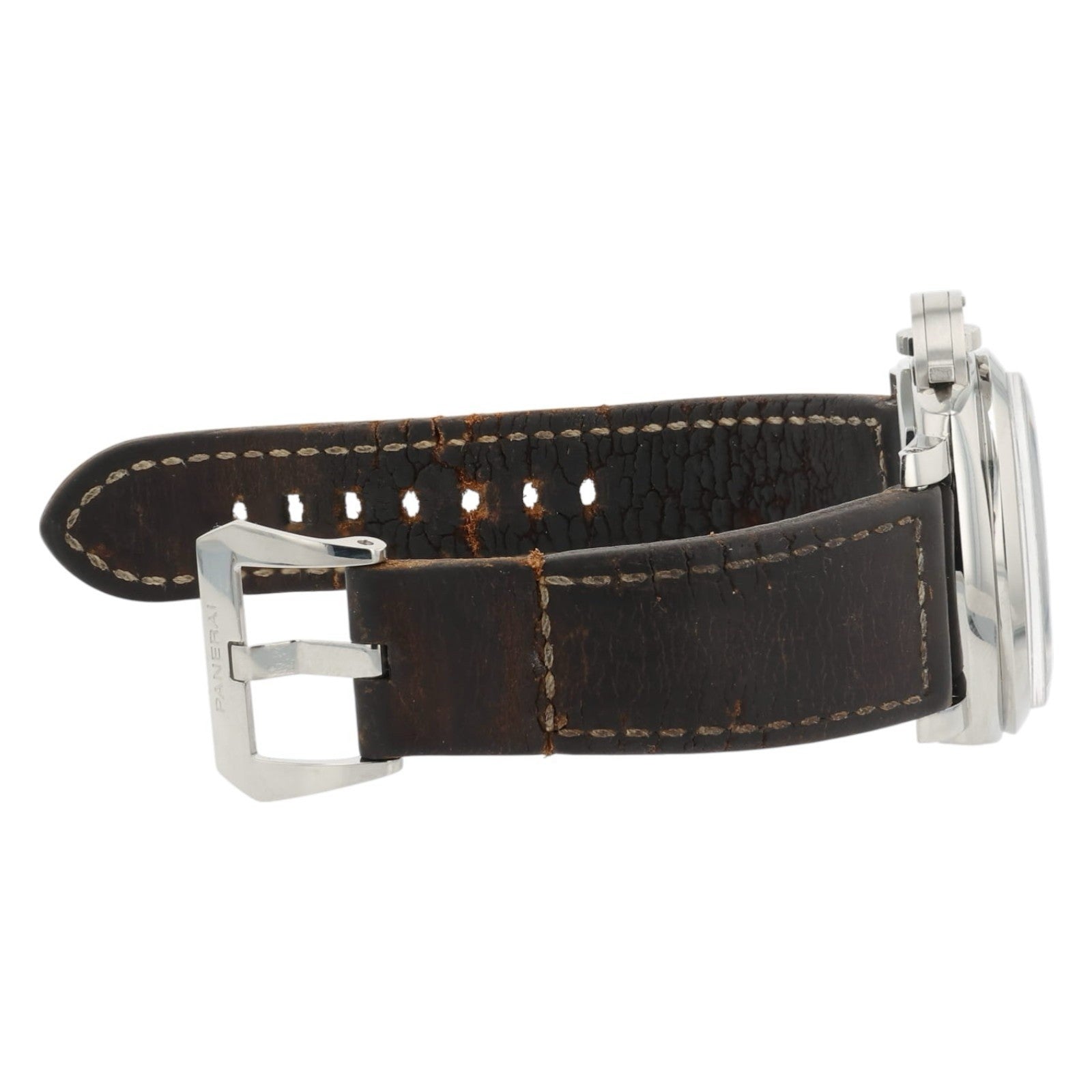 Panerai Luminor Brown Dial Stainless Steel 47mm Manual Wind Men's Watch PAM00663