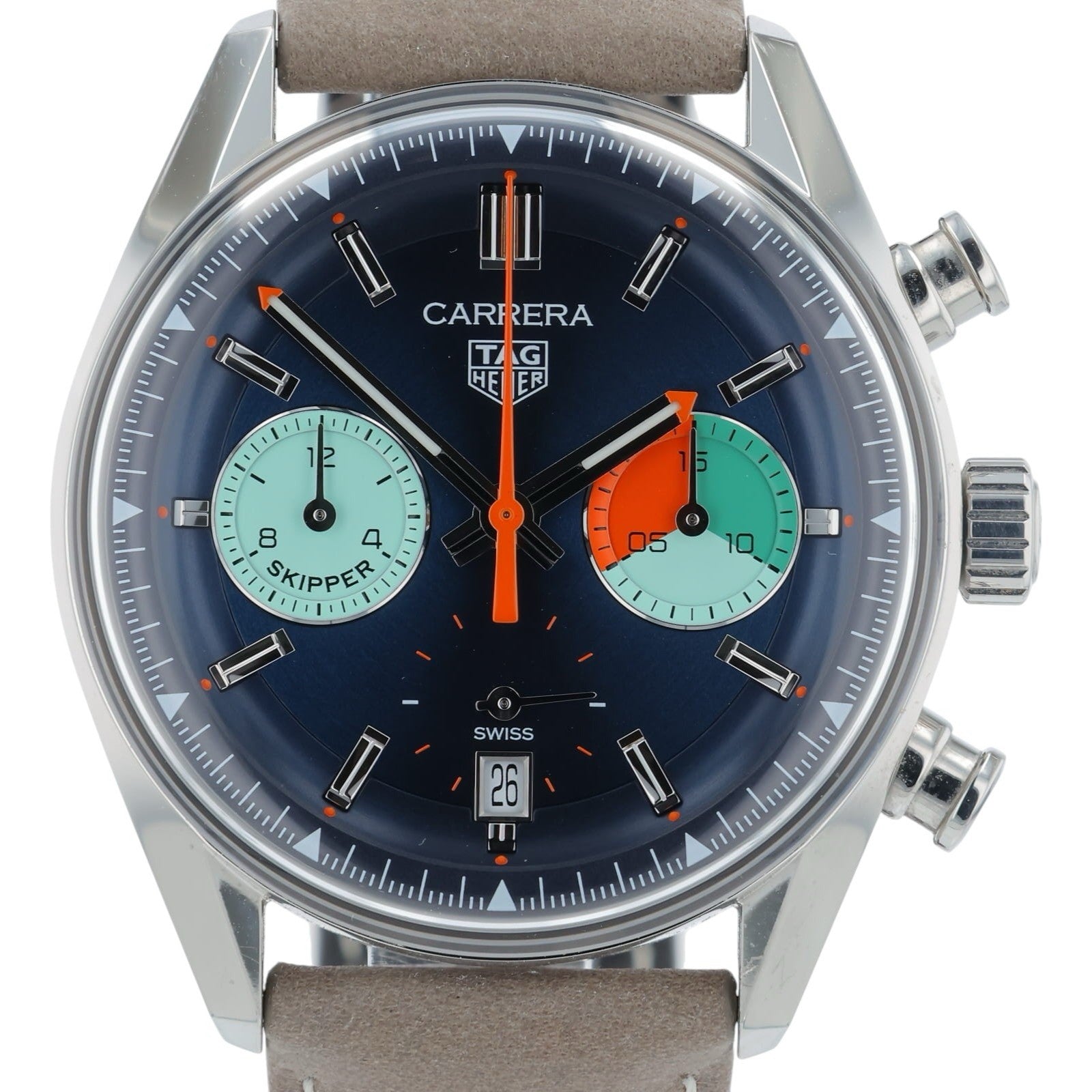 Tag Heuer Carrera Stainless Steel Blue Dial 39mm Automatic Mens Watch CBS2213