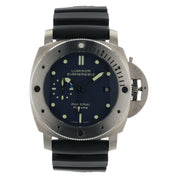 Panerai Luminor Submersible Titanium Blue Dial 47mm Automatic Mens PAM00371