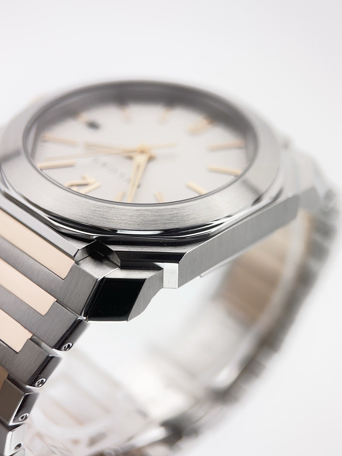 Bulgari Octo Gold & Steel White Dial BGO38S