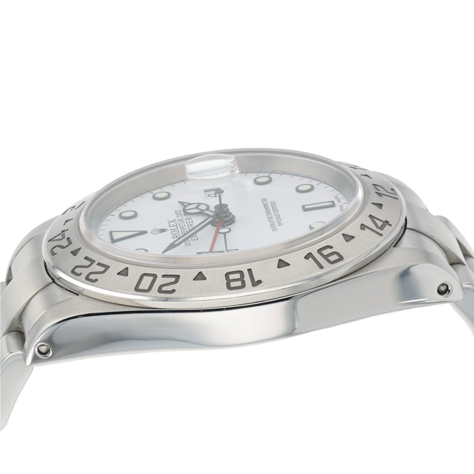 Rolex Explorer Stainless Steel White Dial 40mm Automatic Men’s Watch 16570