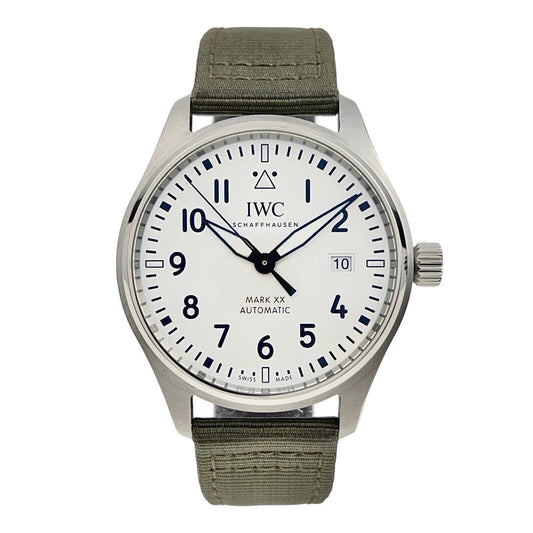 IWC Pilot Mark XX Steel 40mm Automatic Men’s Watch IW328207 - Box/Papers