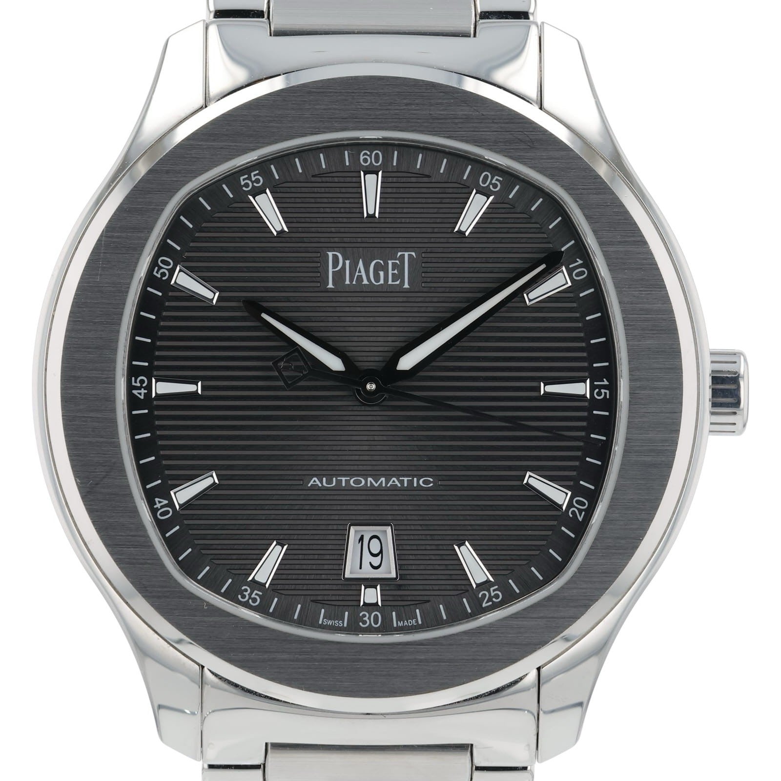 Piaget Polo S Stainless Steel Gray Dial 42mm Automatic Movement Men’s P11268