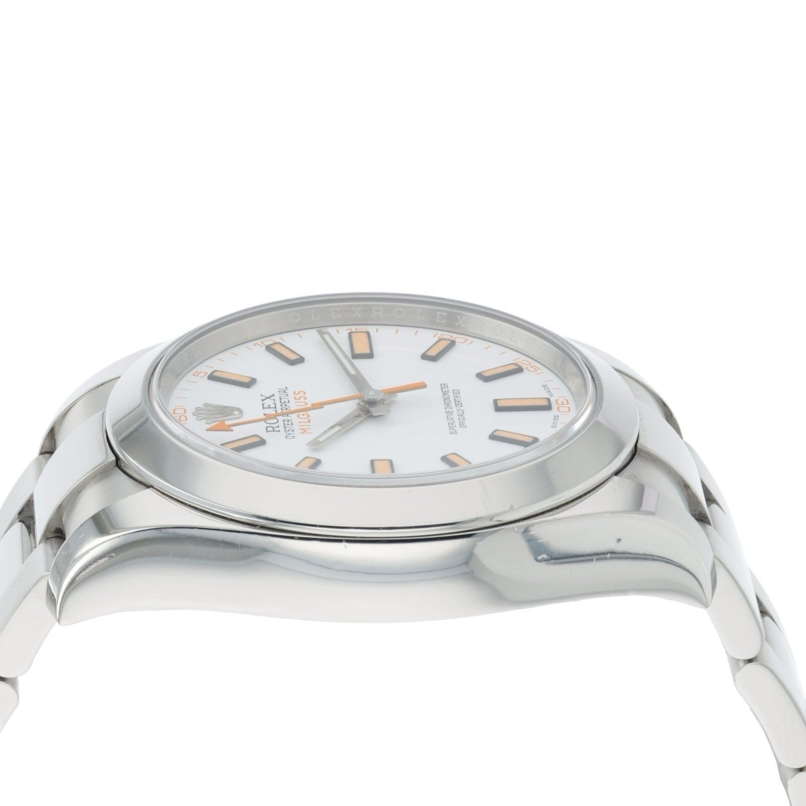 Rolex Milgauss White Dial Stainless Steel 40mm Automatic Men’s Watch 116400