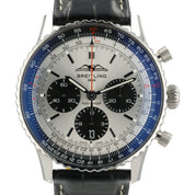 Breitling Navitimer Silver Dial Stainless Steel 43mm Automatic Mens Watch AB0138