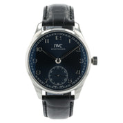 IWC Portugieser Blue Dial Stainless Steel 40mm Automatic Men’s Watch IW358305