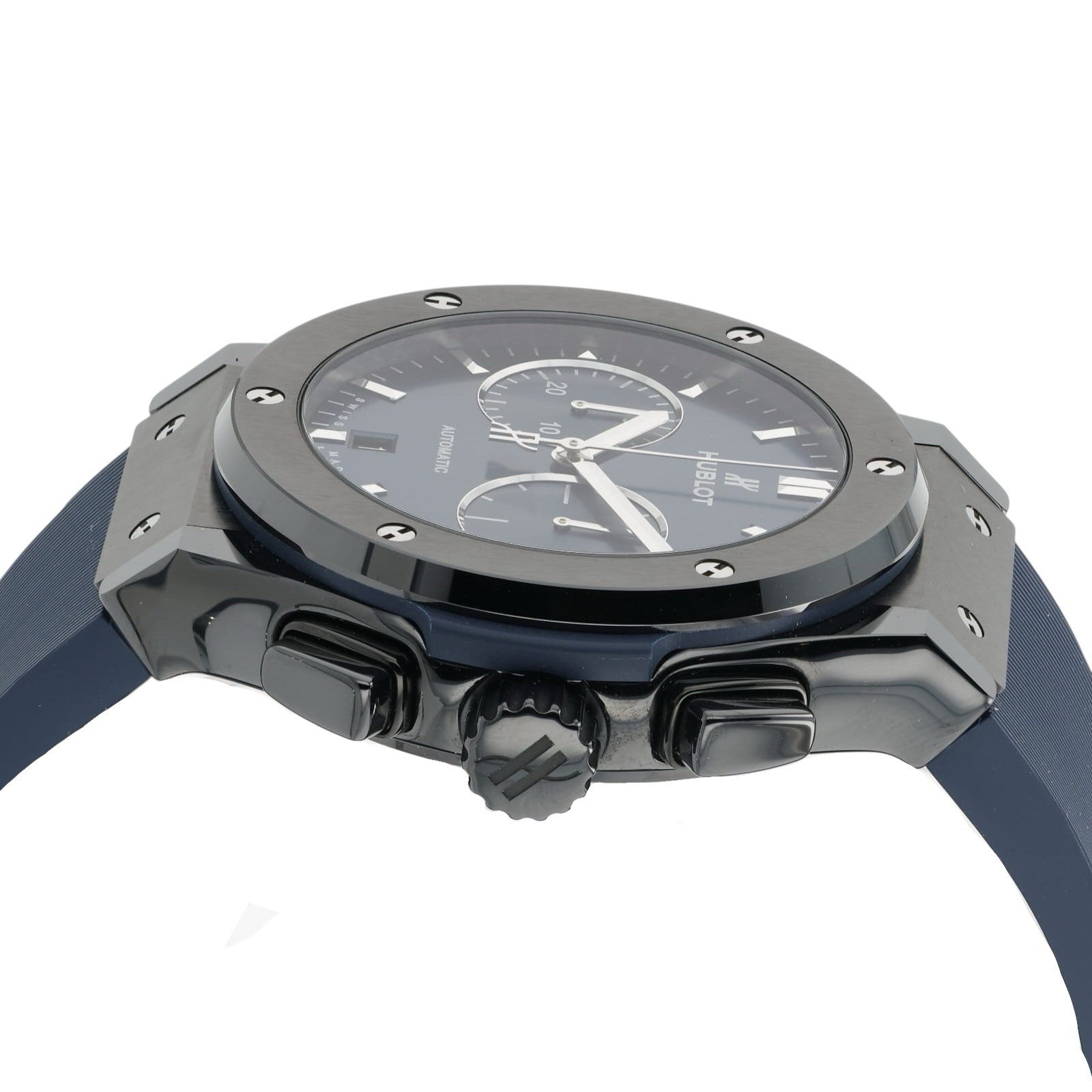 Hublot Classic Fusion Blue Dial Ceramic 45mm Automatic Men’s 521.CM.7170.RX