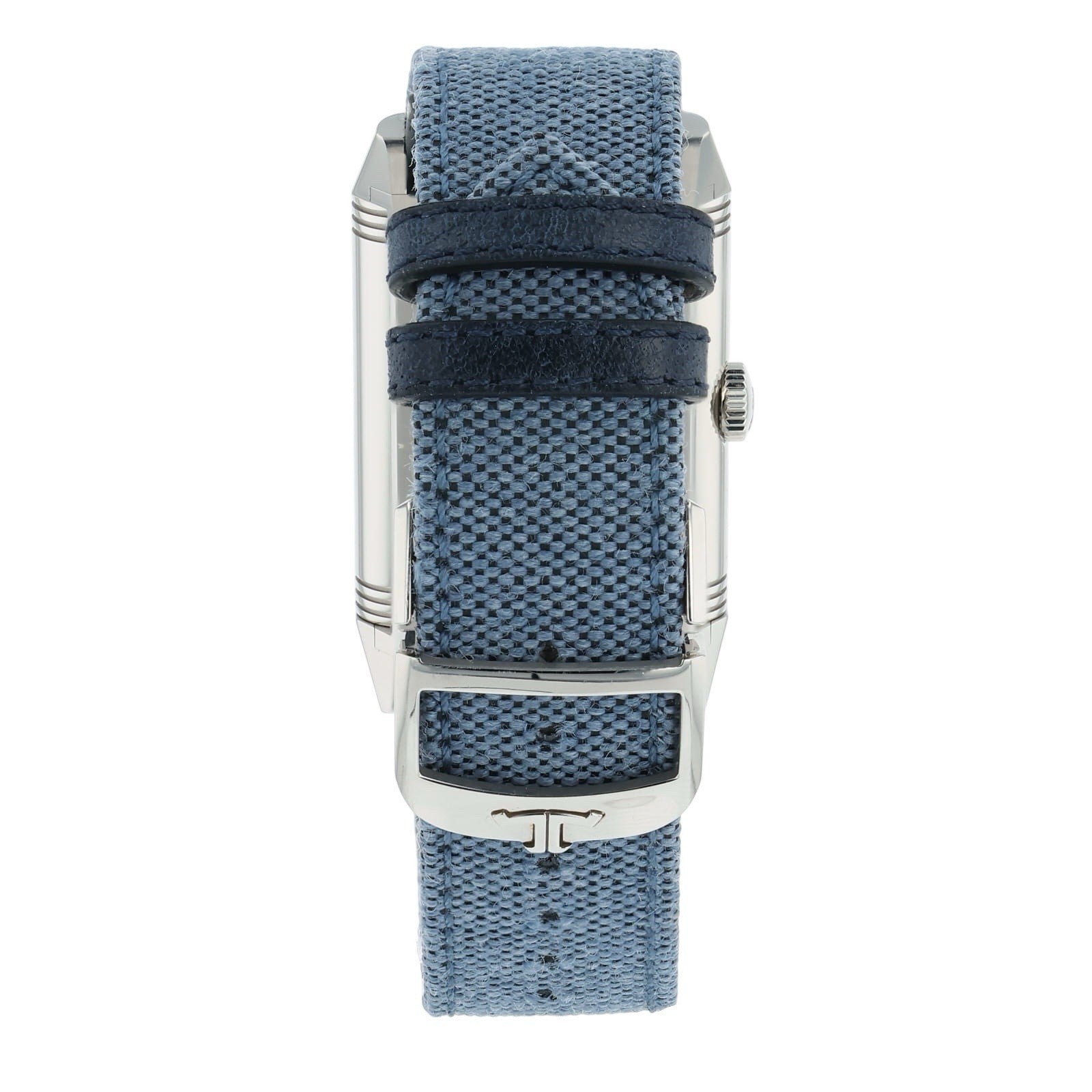 2025 Jaeger LeCoultre Reverso Steel Silver & Blue Dial 28mm Manual Wind Q3988481