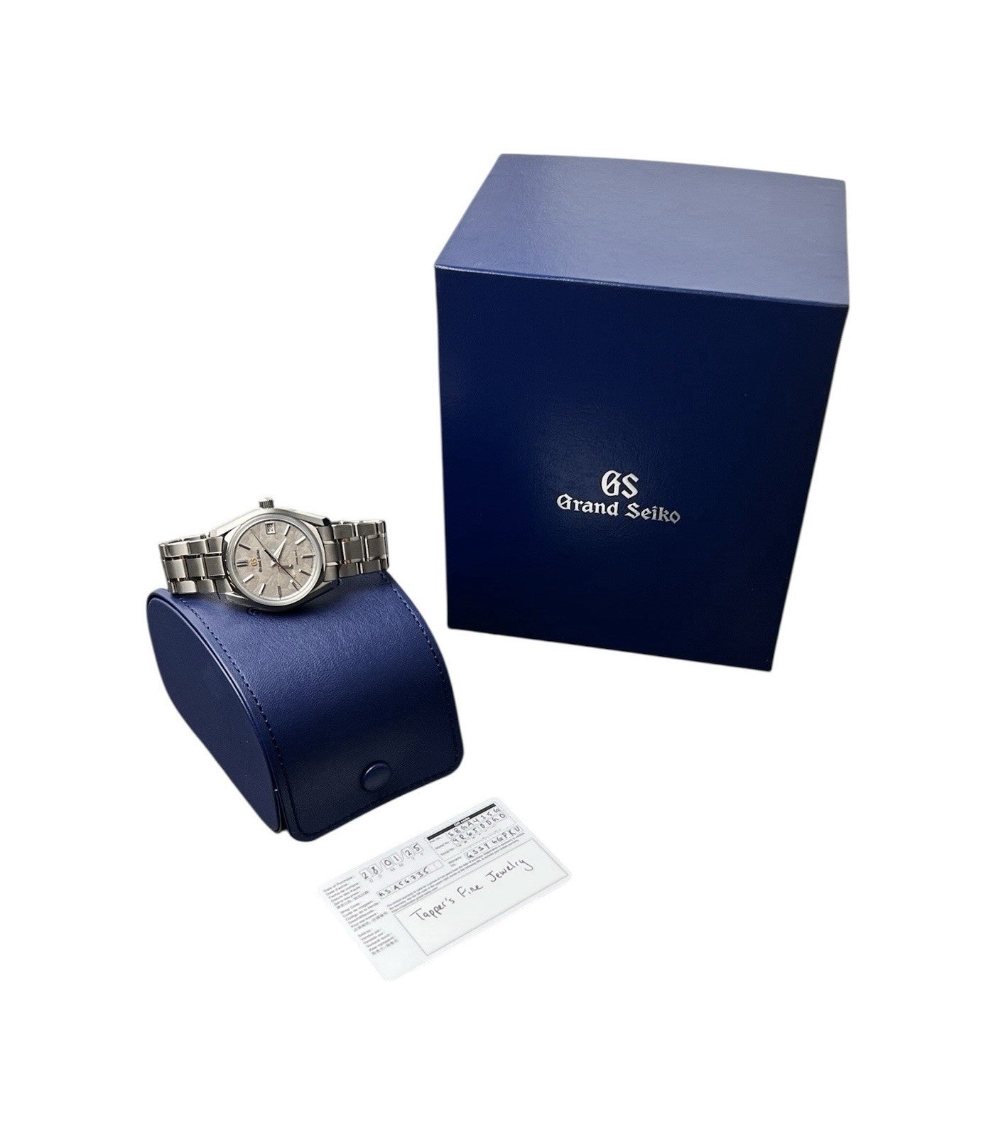 Grand Seiko Winter Grey Dial Titanium 40mm Automatic Movement Mens Watch SBG415