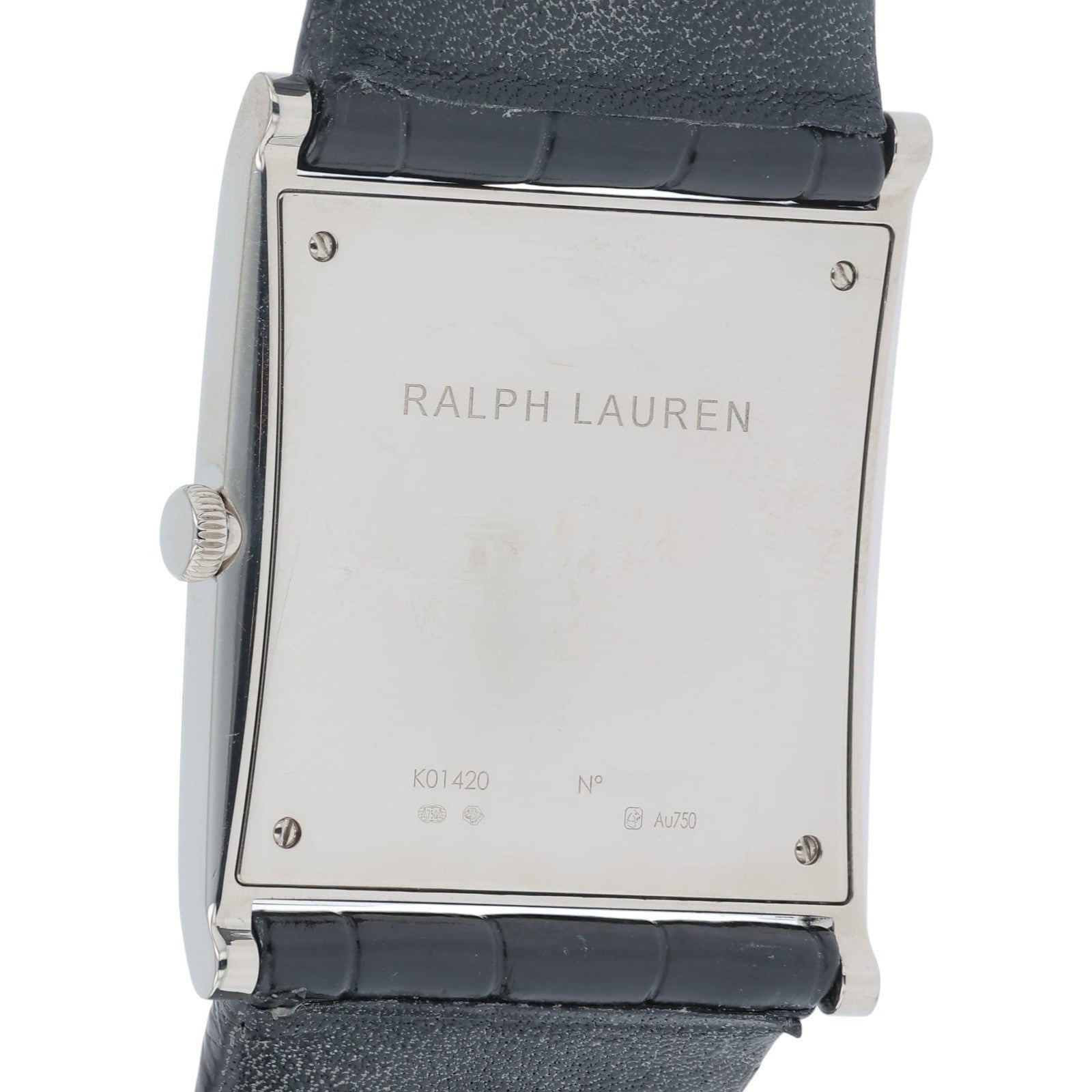 Ralph Lauren 18k White Gold Ivory Dial 32mm Manual Wind Men’s Watch K01420