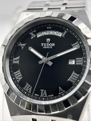 NEW 2023+ Tudor Royal 28600 Day-date Black Dial Steel Automatic Men's Watch B/P