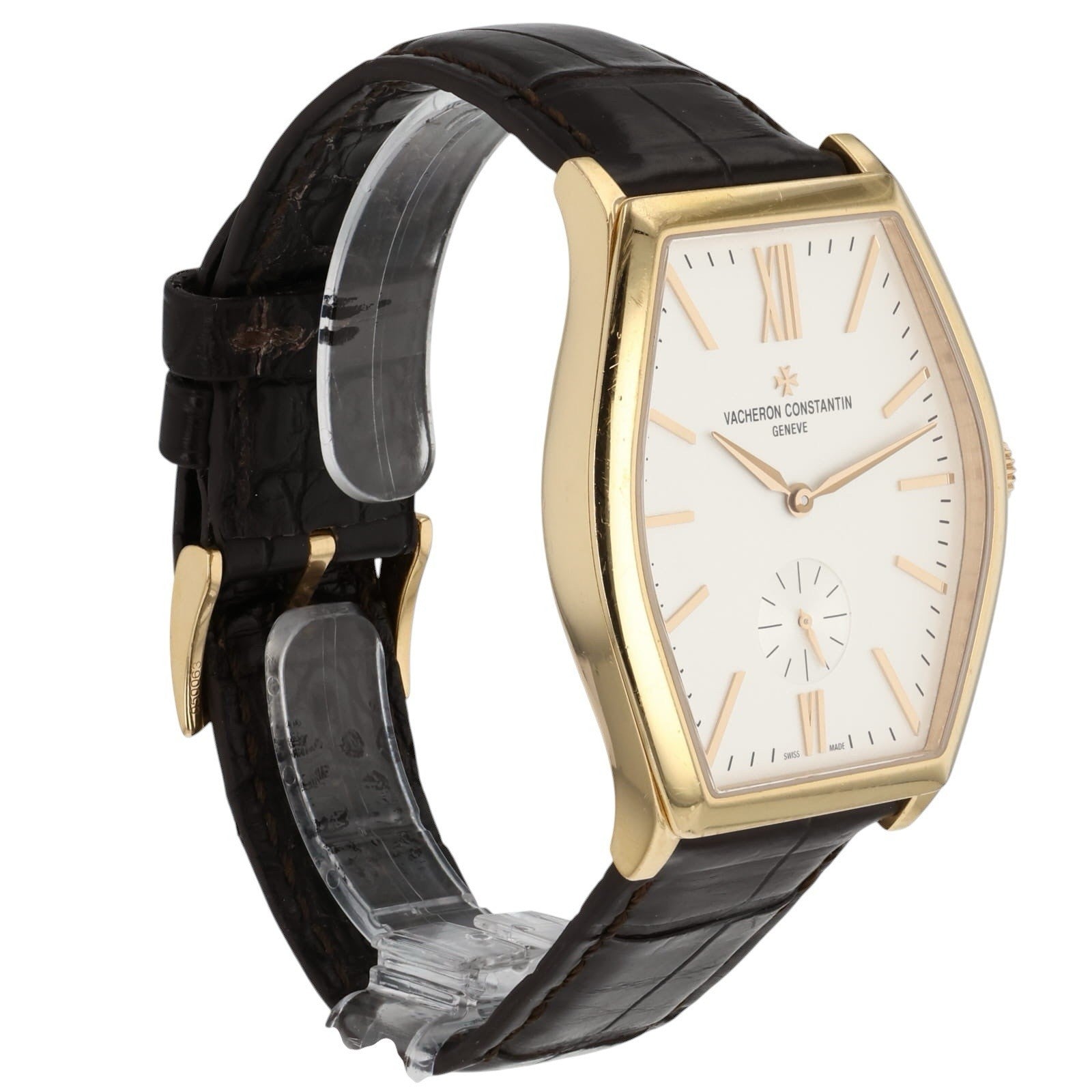 Vacheron Constantin Malte 18k Rose Gold 36.7mm Silver Dial Manual Watch 82230