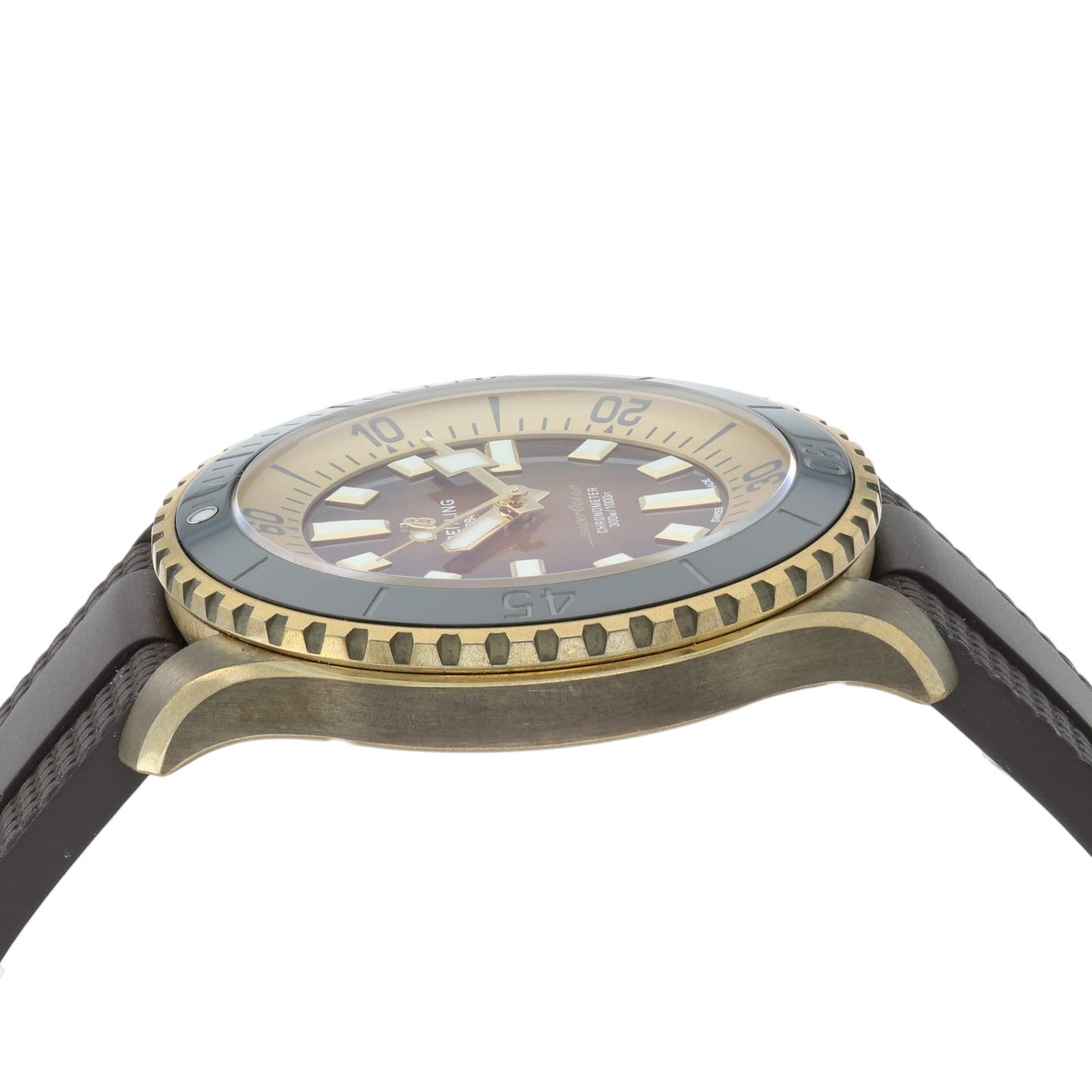 Breitling SuperOcean  Brown Dial Bronze 44mm Automatic Men's Divers Watch N17376