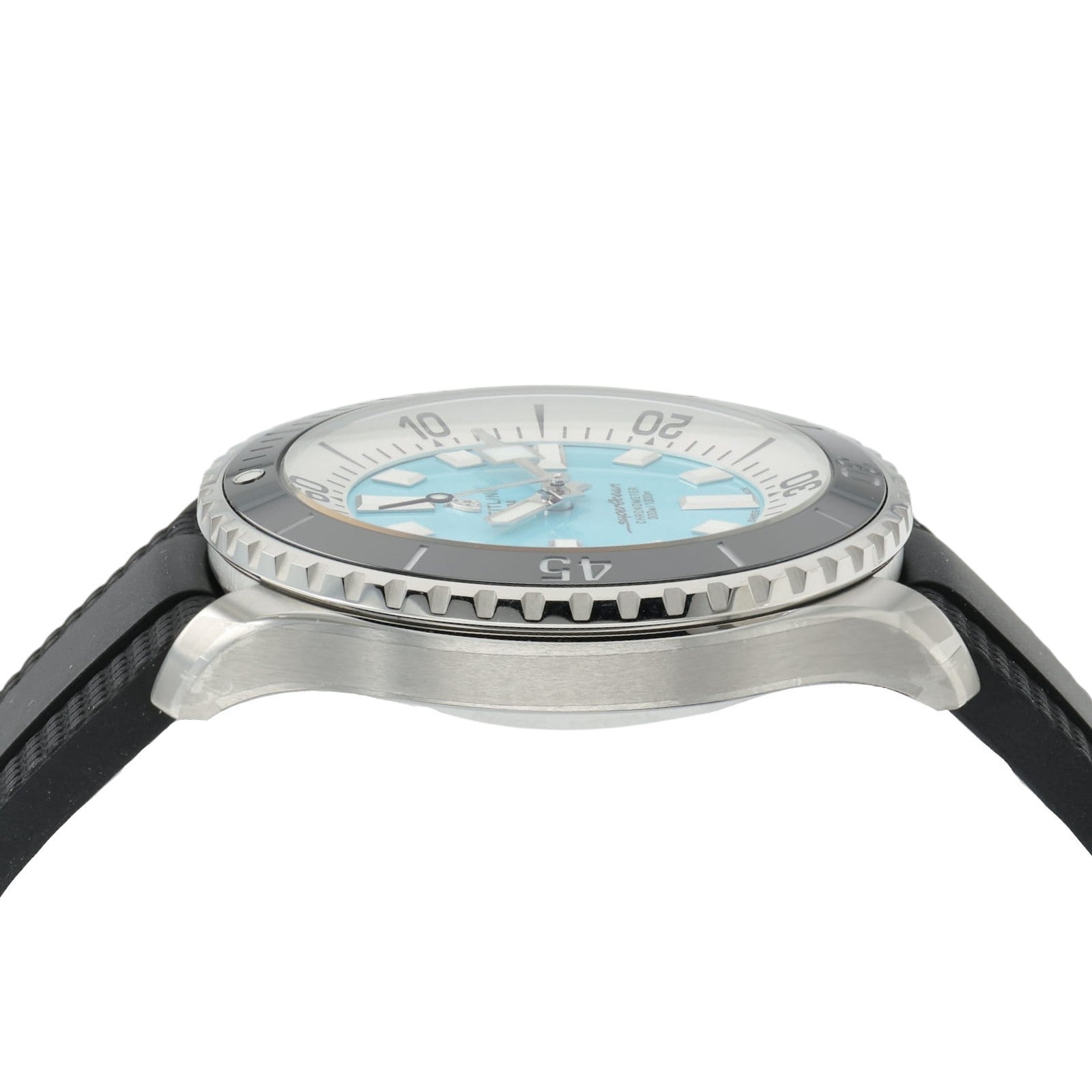 7/2026 NEW Breitling Superocean Auto 44 Turquoise Dial Men's Watch A17376211L2S1