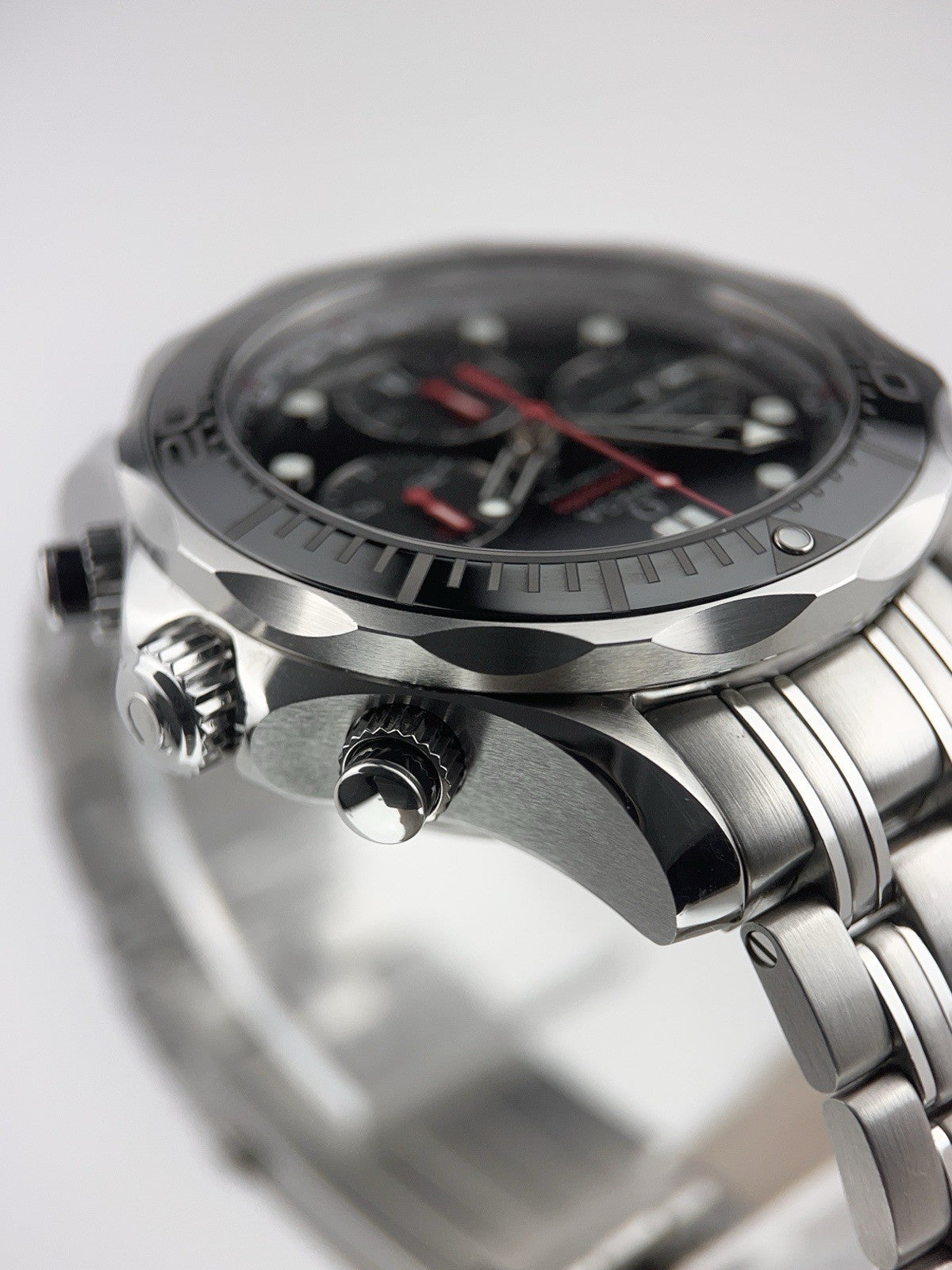 Omega Seamster Steel Black Dial 44mm Automatic Mens Watch 212.30.44.50.01.001