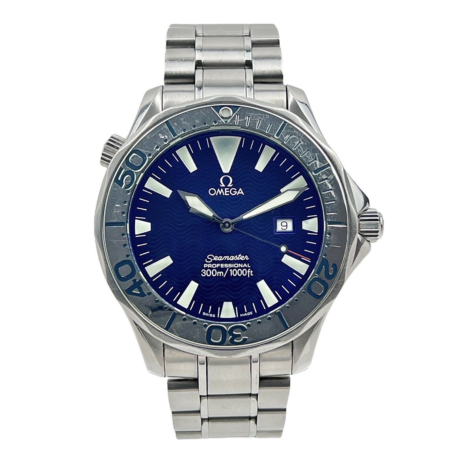 OMEGA Seamaster 300 Professional 2265.80 Date Blue Dial Quartz Men's Watch