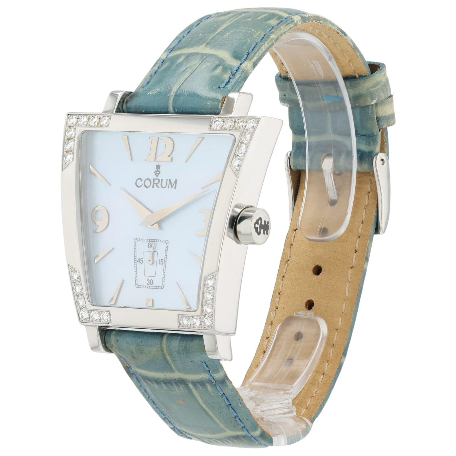 Corum Trapeze Mother of Pearl Dial Steel 35x40mm Quartz Ladies Watch 106.405.47