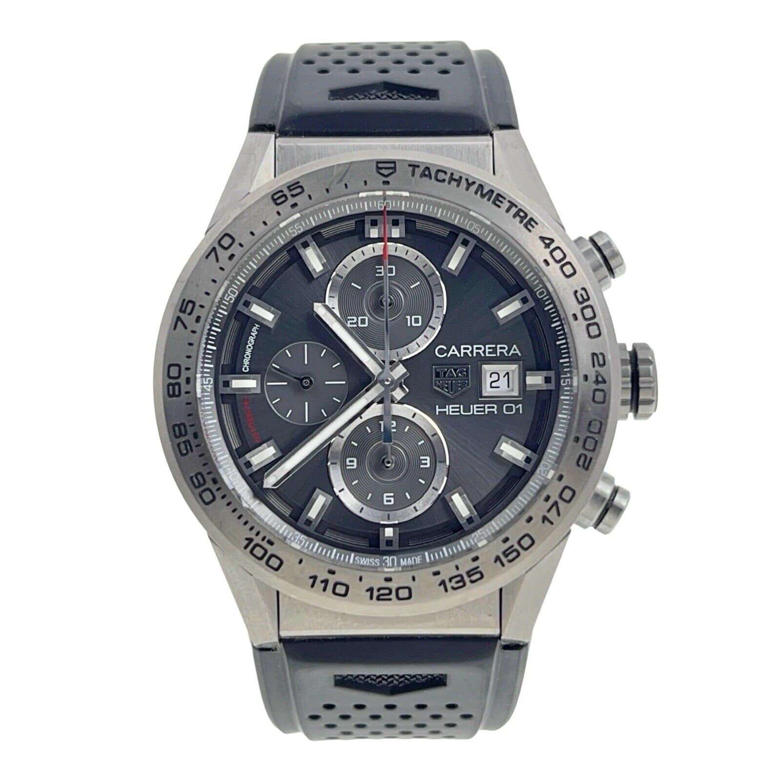 Tag Heuer Carrera Titanium 45mm Automatic Men’s Watch CAR201Z - Box/Papers