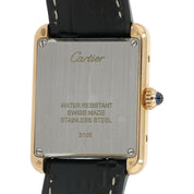 Cartier Tank Solo W5200024 3168 24mm Silver Roman Rose Gold Ladies Watch