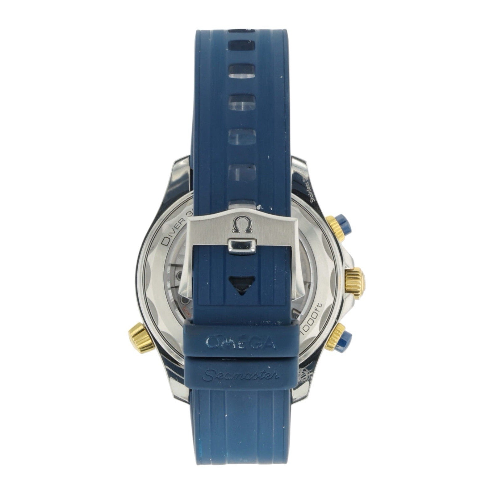 Omega Seamaster Diver Gold & Steel Blue Dial 44mm Automatic 210.22.44.51.03.001