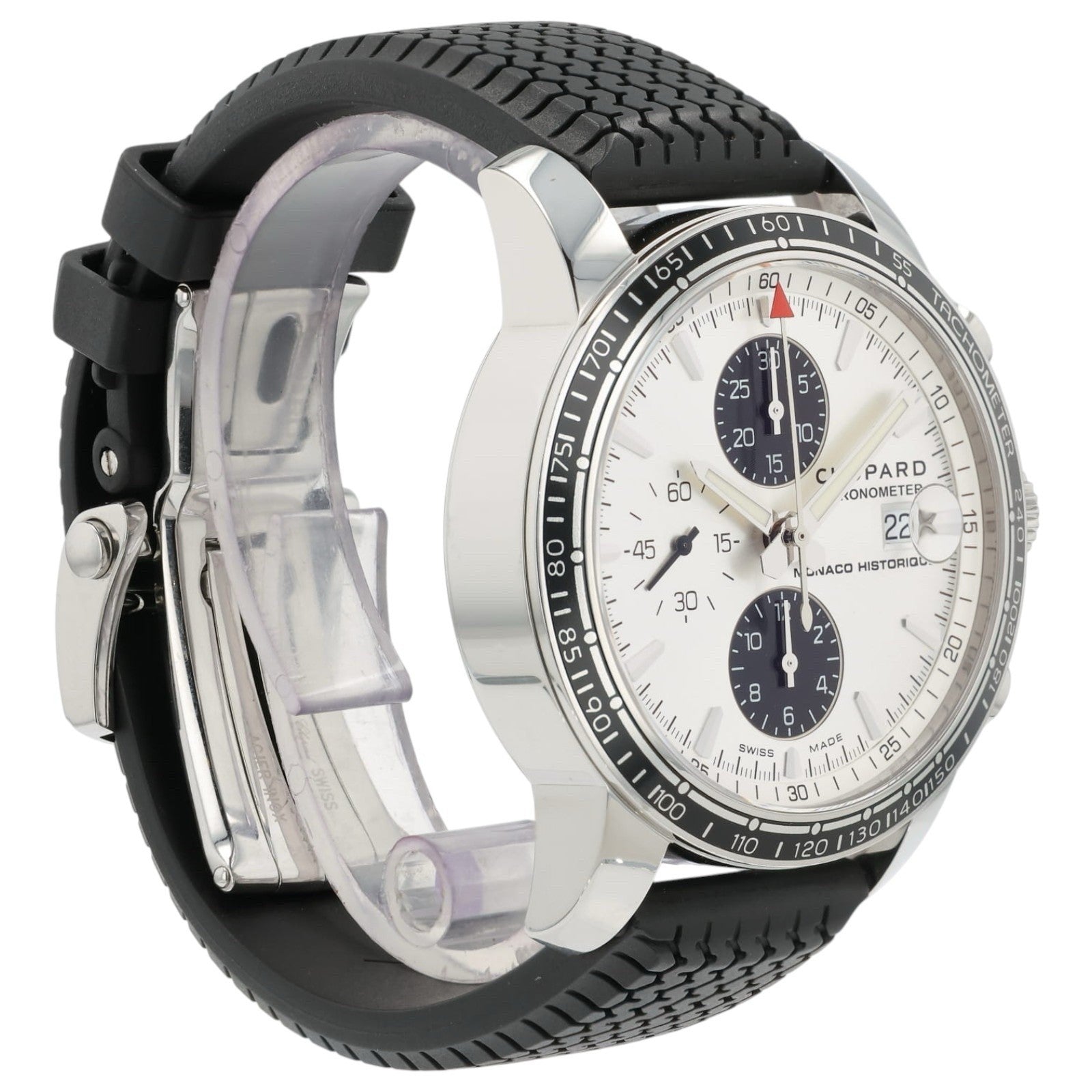 Chopard Monaco Historique Silver Dial Stainless Steel 42mm Automatic Men’s 8992