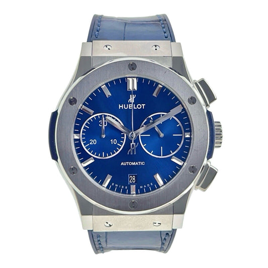 Hublot Classic Fusion Titanium Blue 45mm Automatic Men’s Watch 521.NX.7170.LR