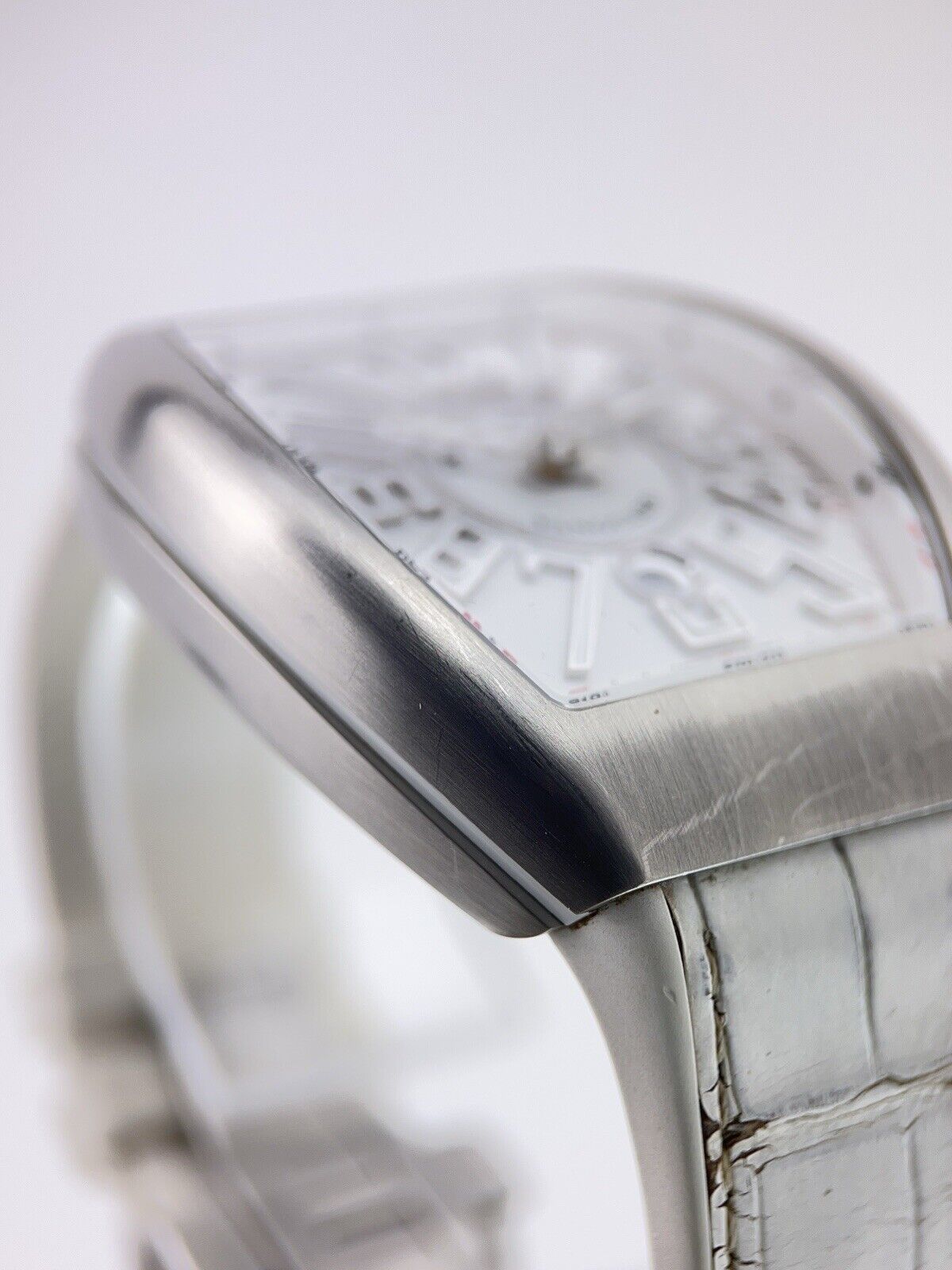Franck Muller Vanguard Steel White Dial 45mm Automatic Mens Watch V45SCDT