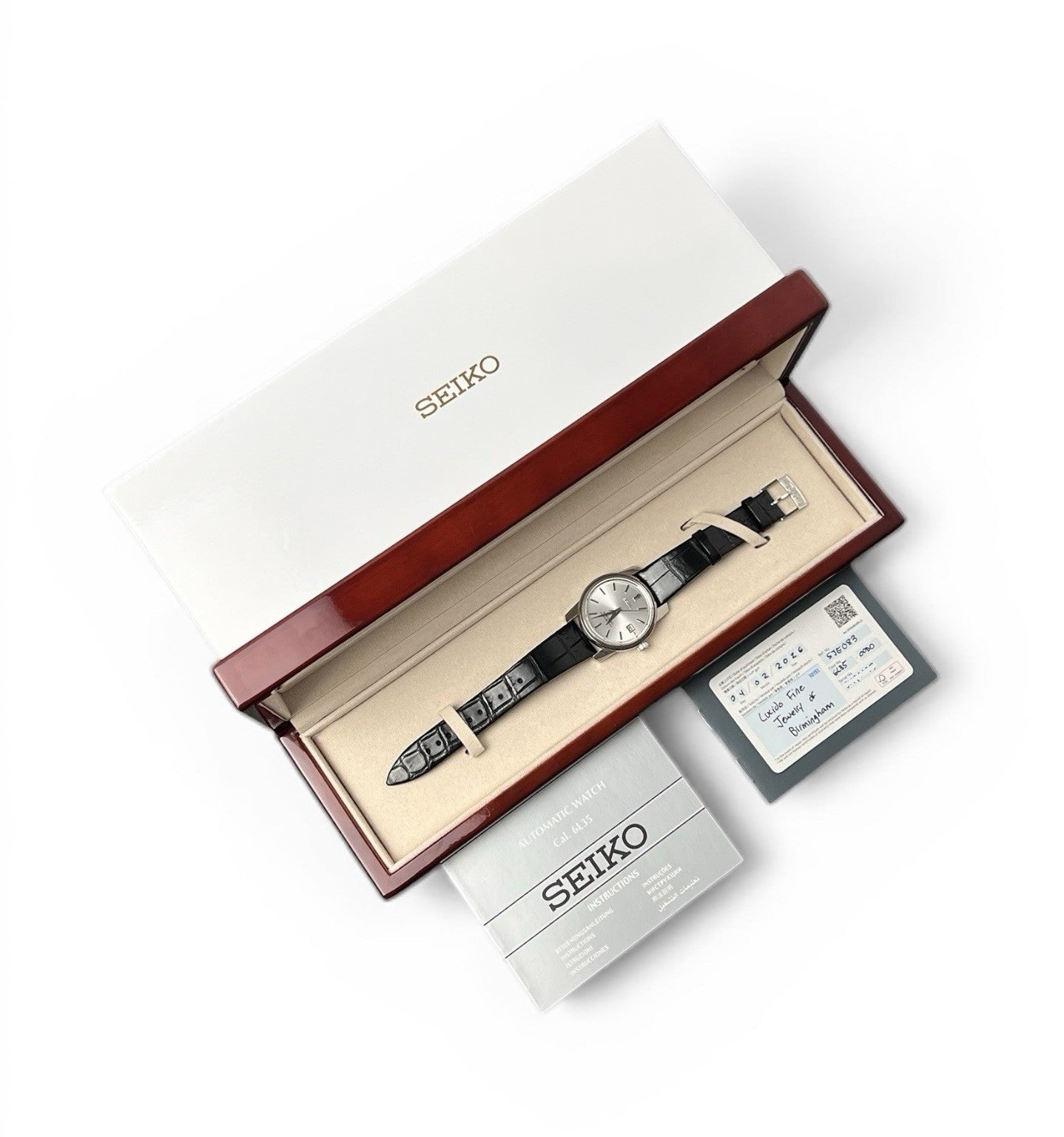 King Seiko 140th Anniversary Silver Dial Stainless Steel 38mm Auto Watch SJE083