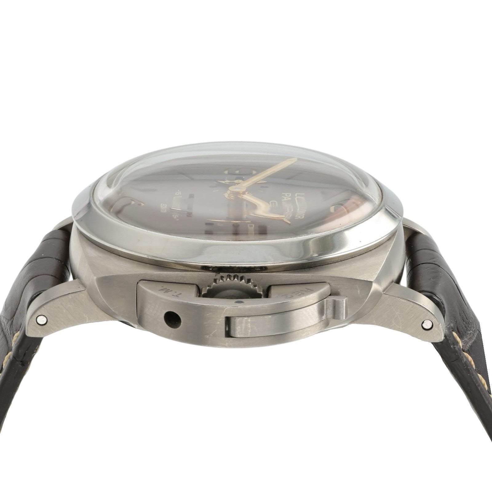Panerai Luminor GMT Brown Dial Titanium 47mm Manual Wind Men’s Watch PAM00656