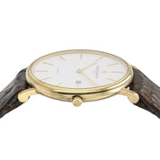 Vacheron Constantin White Dial 18k Yellow Gold 32mm Automatic Men’s Watch 48002