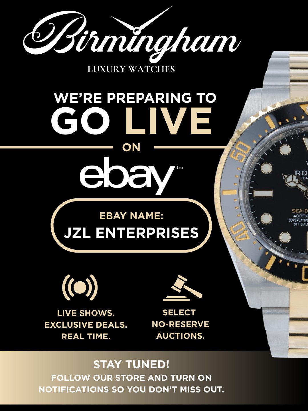 #001 - Ebay Live - Generic Cost Auction