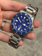 Tudor Pelagos Date Blue Dial Titanium Automatic Men's Watch 25600TB - Watch Only