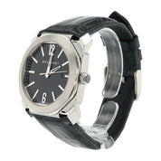 Bulgari Octo Stainless Stainless Steel Black Dial 41mm Automatic Mens BGO41S