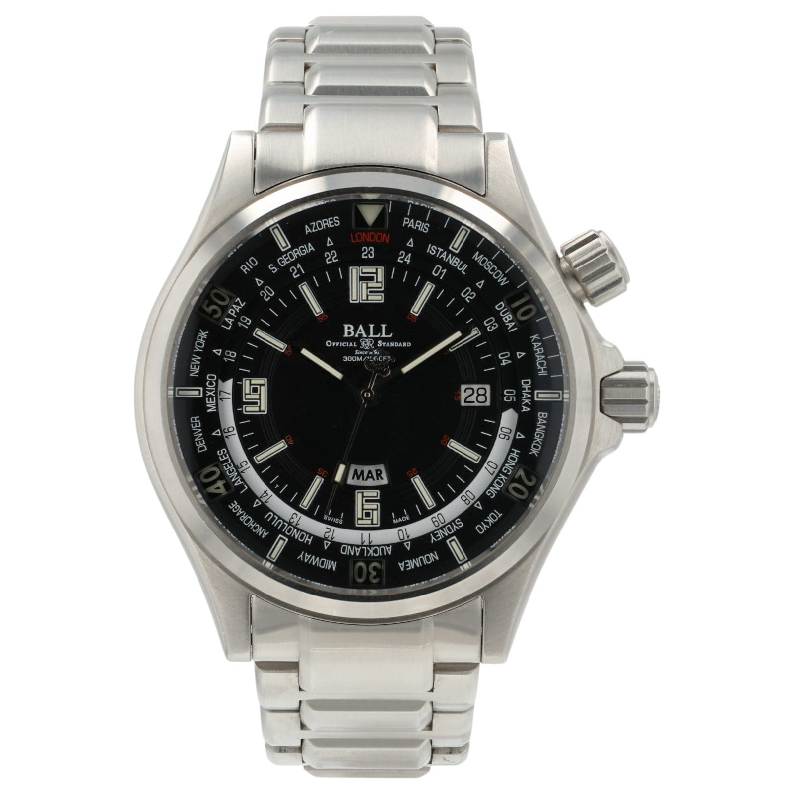 Ball Engineer Master II Black Dial Stainless Steel 45mm Automatic Men’s DG2022A