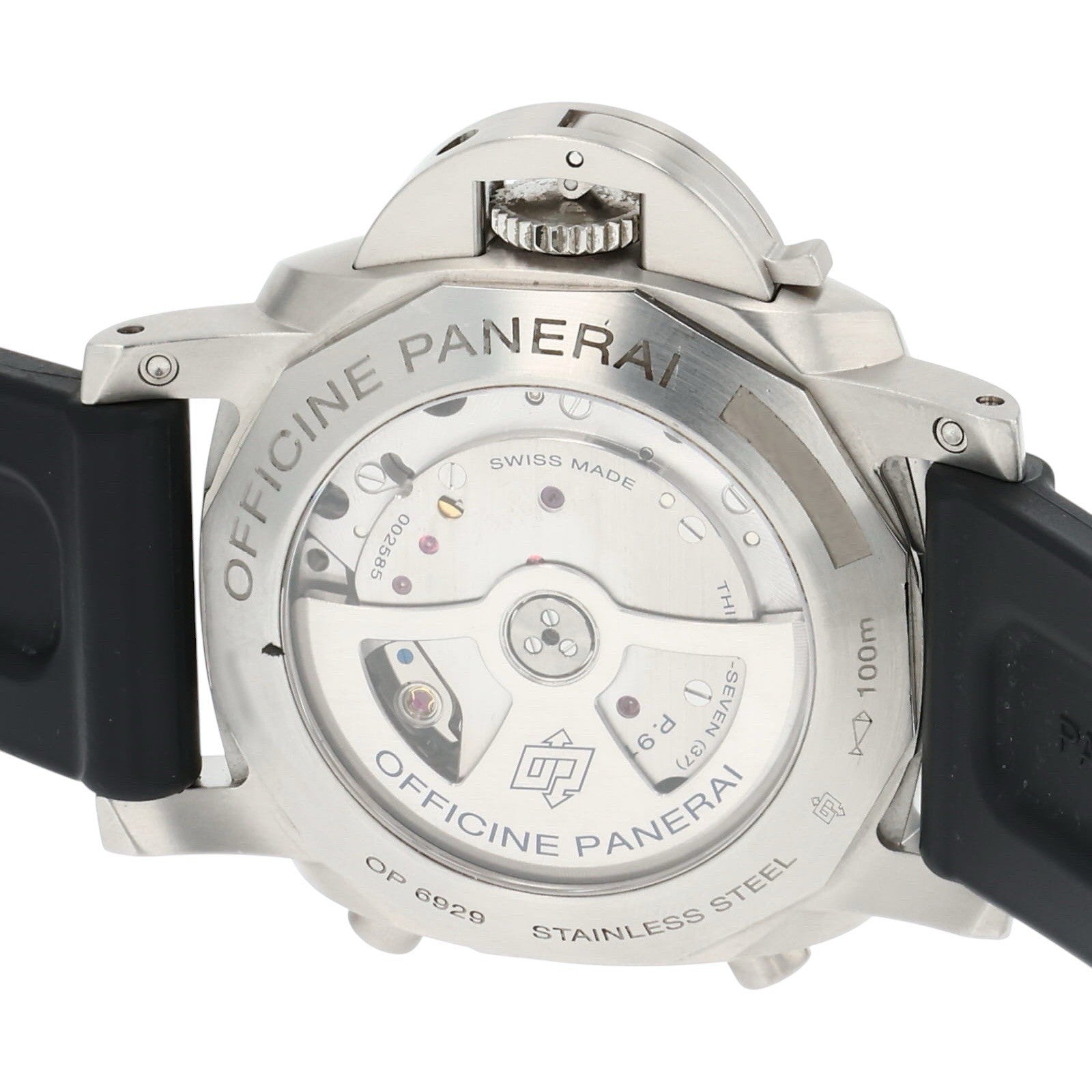 Panerai Luminor Flyback Black Dial Stainless 44mm Automatic Men’s Watch PAM00524