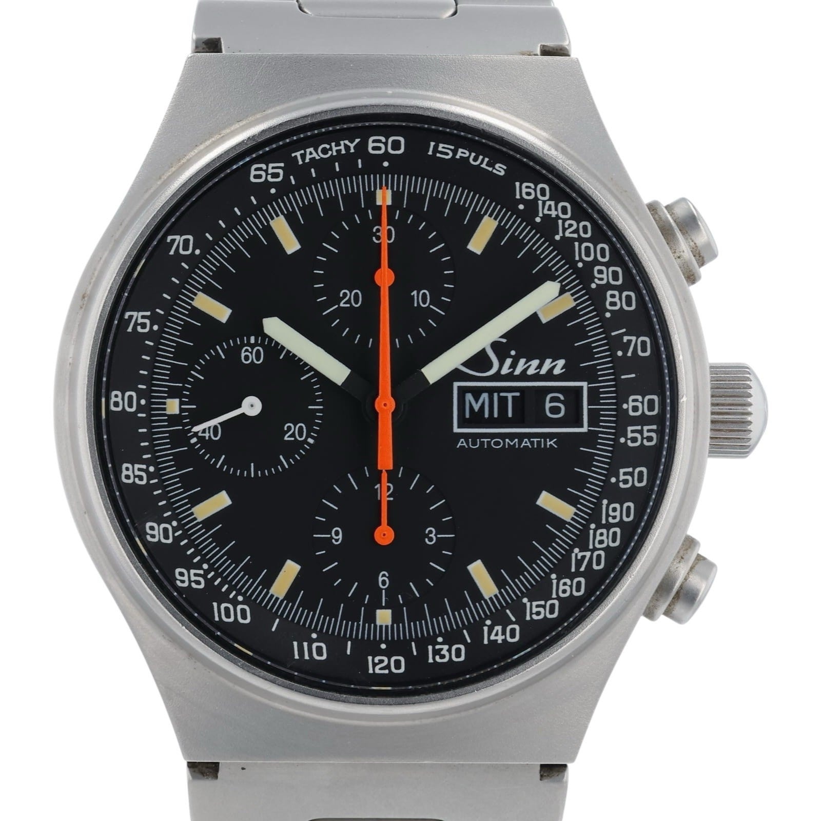 Sinn 144 ST SA Black Dial Stainless Steel 41mm Automatic Men’s Watch 144