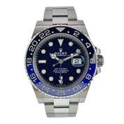 Rolex GMT Master II Stainless Steel Black Dial 40mm Automatic Men’s 126710BLNR