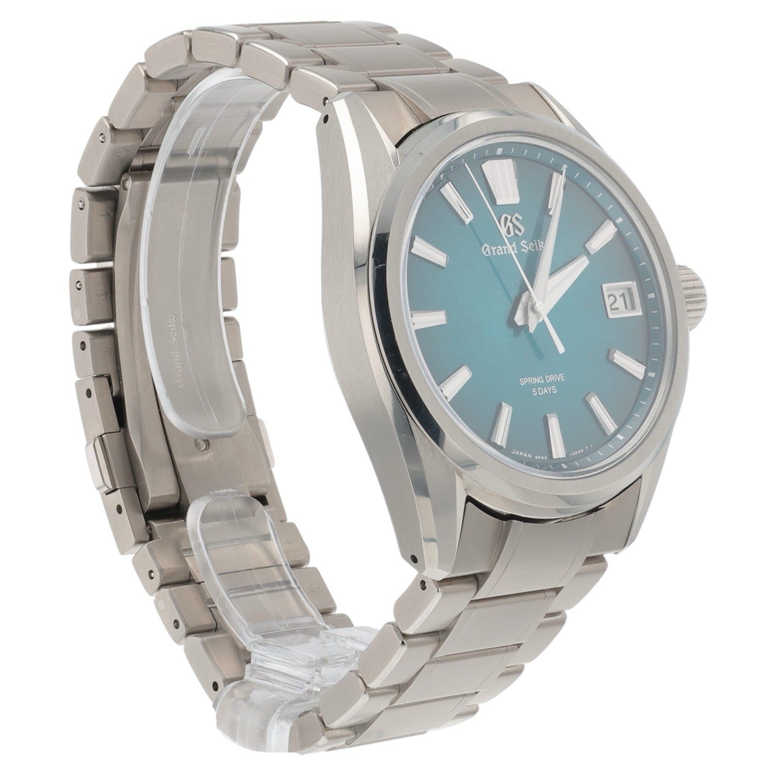 Grand Seiko Evolution 9 Titanium Blue Dial 39.5mm Automatic Men’s Watch SLGA025