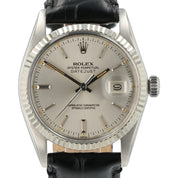 Rolex Datejust Silver Dial Stainless Steel 36mm Automatic Men’s Watch 16014