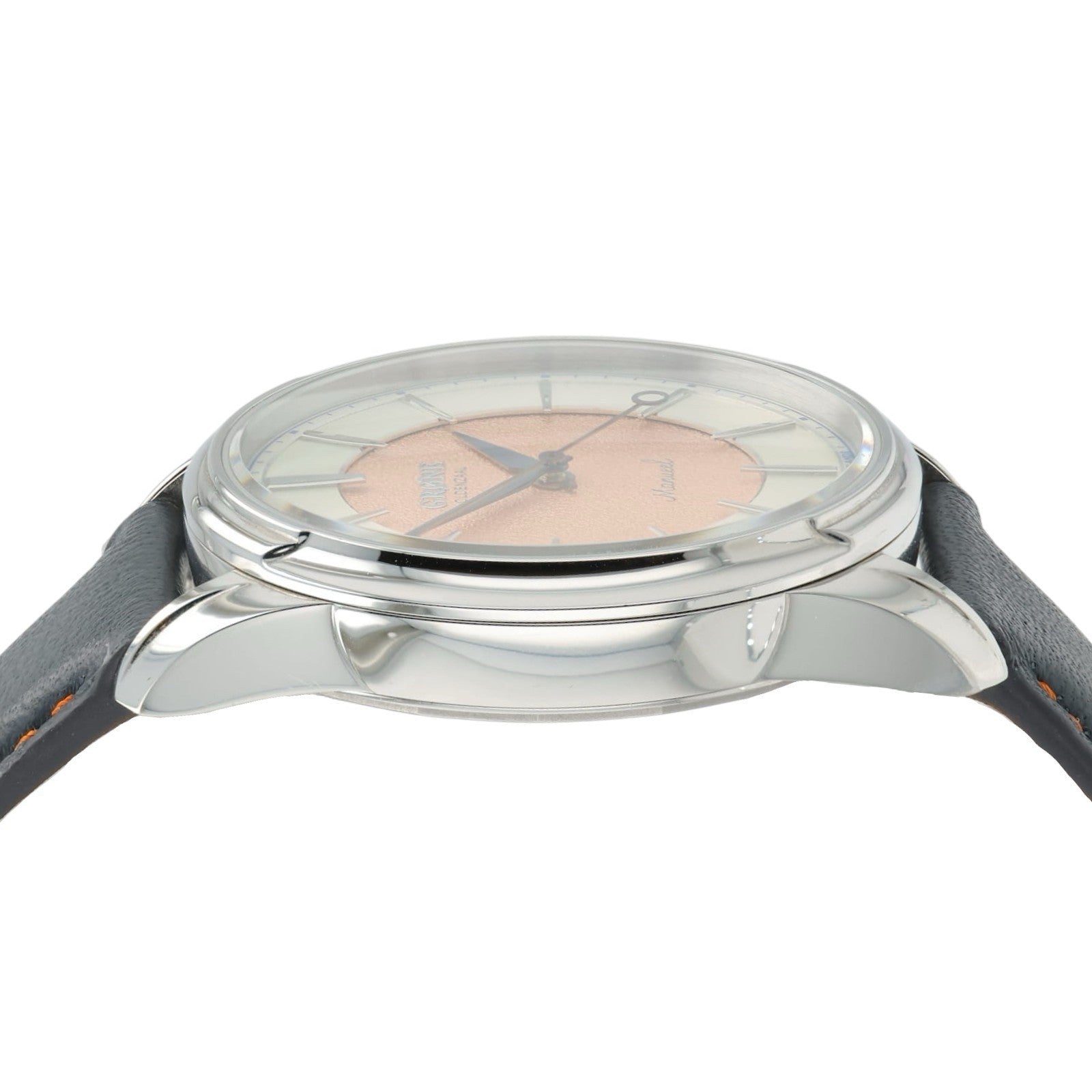 Grone Manueel Salmon Dial Stainless Steel 38mm Manual Wind Men’s Watch
