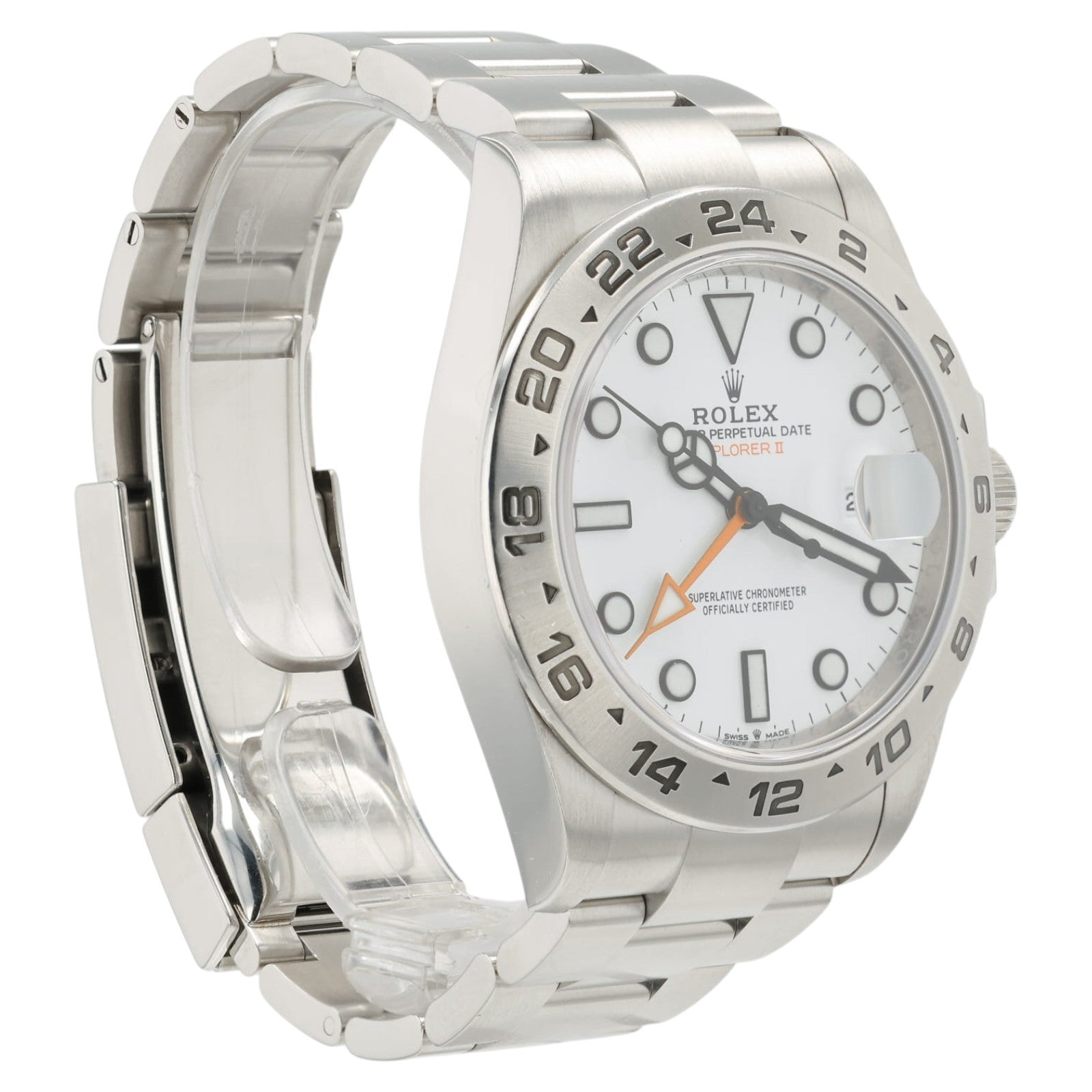 Rolex Explorer II White Dial Stainless Steel 42mm Automatic Mens Watch 226570