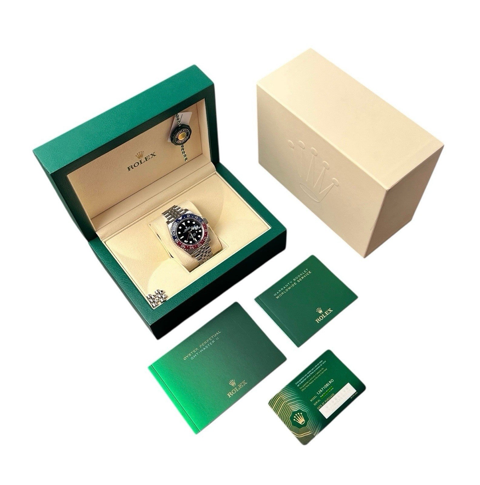 Rolex Pepsi GMT-Master II Stainless Steel Black Dial 40mm Automatic 126710BLRO