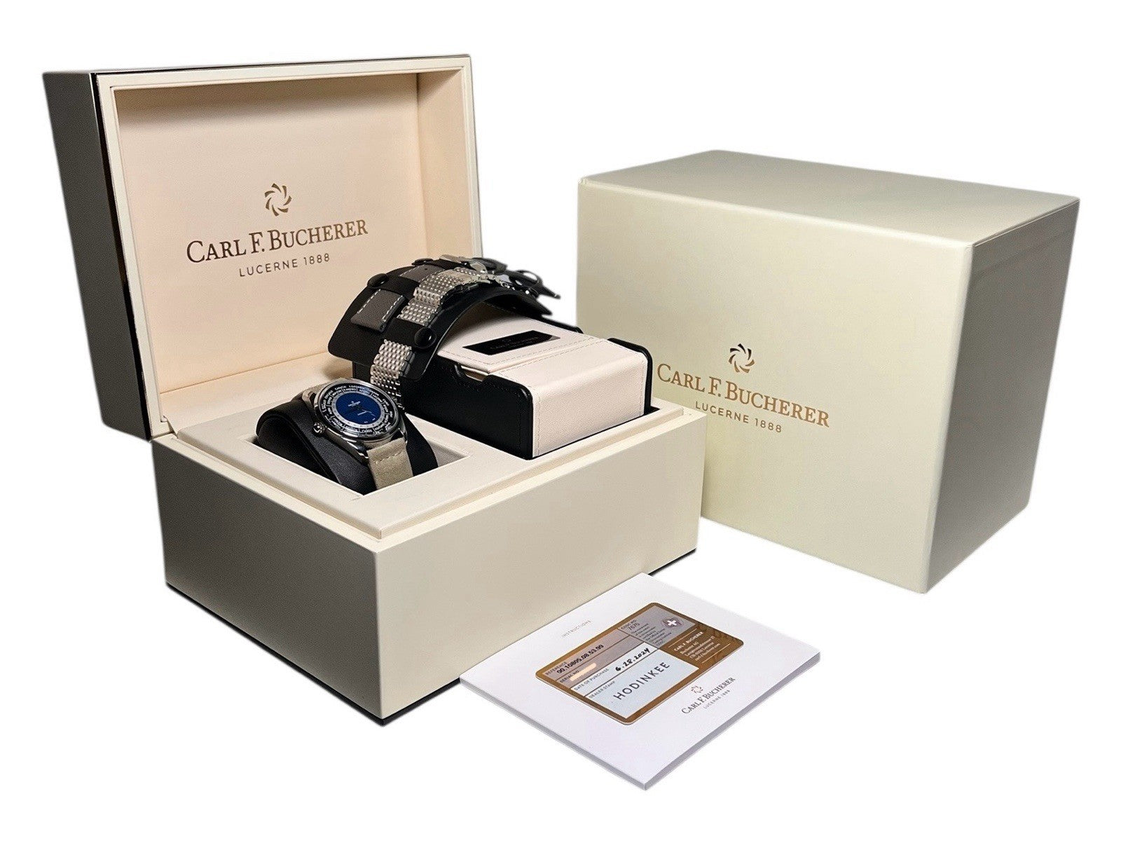 Carl F. Bucherer Heritage Worldtimer Limited Edition For Hodinkee - Box/Papers
