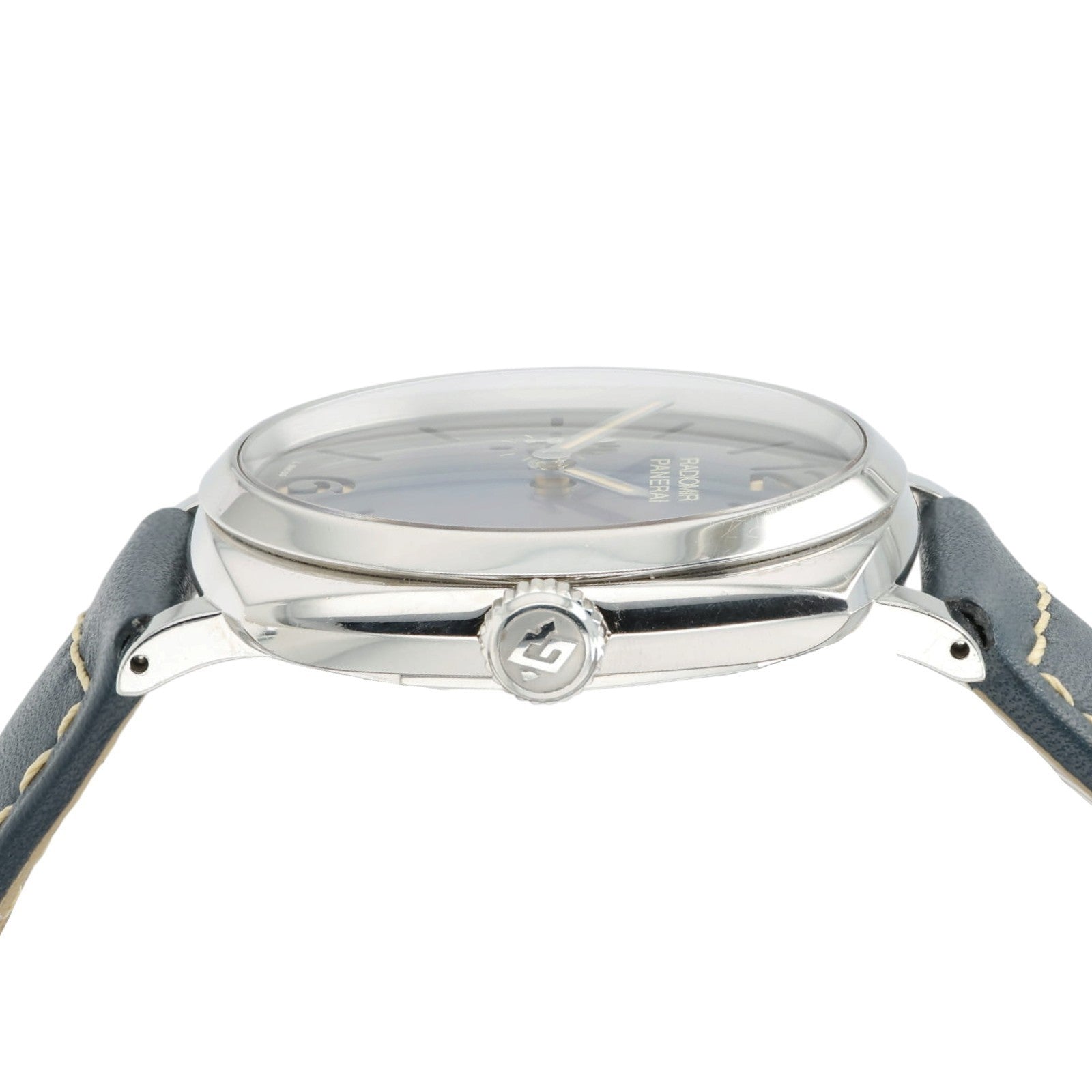 Panerai Radiomir Blue Dial Steel 42mm Manual Wind Small Second Mens PAM01144