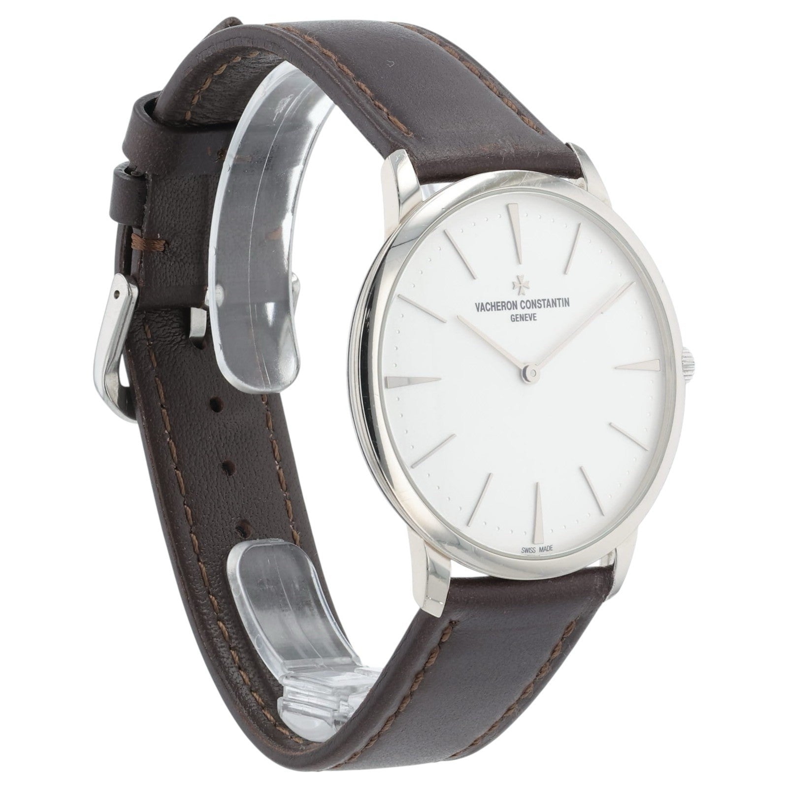 Vacheron Constantin Patrimony 18k White Gold Silver Dial 40mm Manual Wind 81180